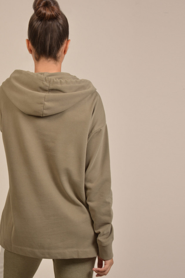 Juvia Sweatshirt mit Kapuze in Oliv