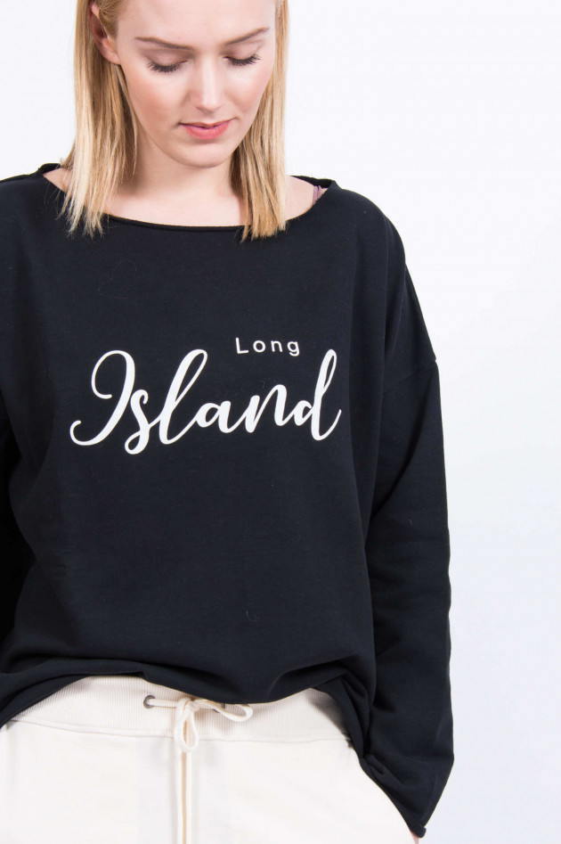 Juvia Sweater LONG ISLAND in Schwarz