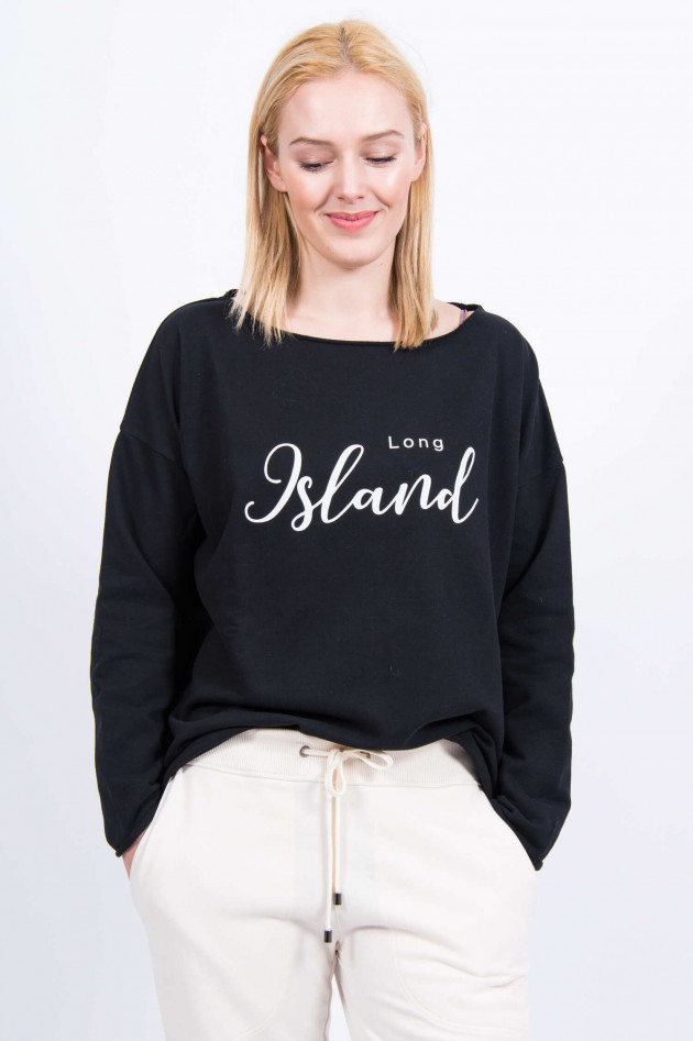 Juvia Sweater LONG ISLAND in Schwarz