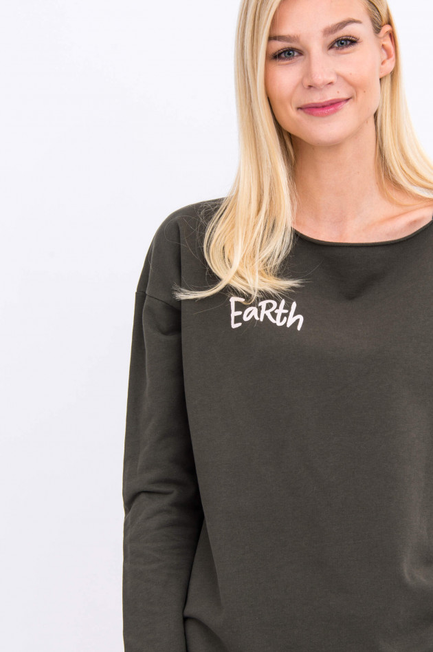 Juvia Sweater EARTH in Oliv