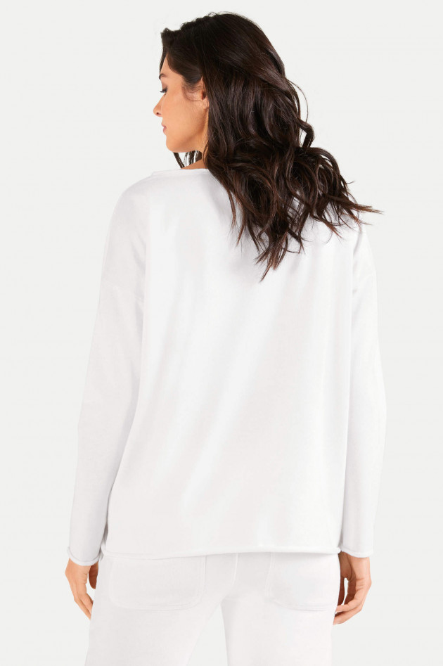Juvia Oversized Sweater in Weiß