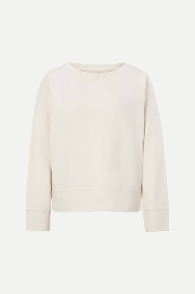 Juvia Relaxed Fit Sweatshirt in Creme