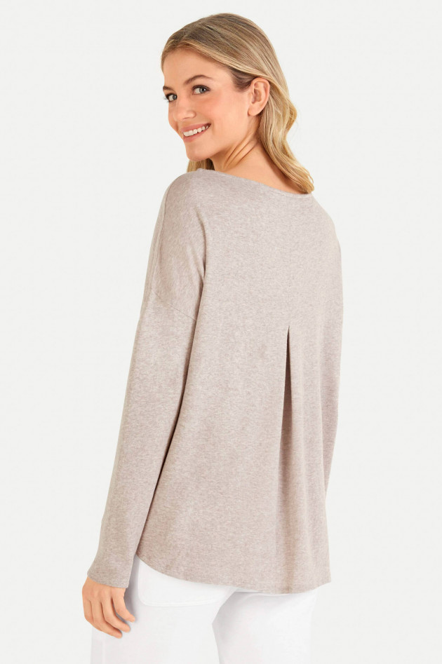 Juvia Cashmix-Sweater in Beige meliert