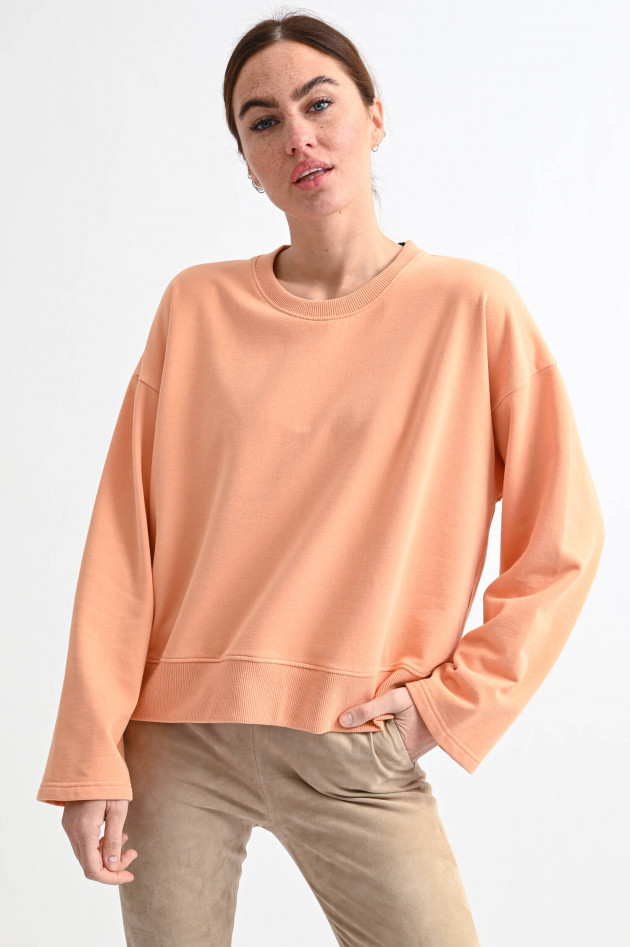 Juvia Leicht verkürzter Sweater in Mandarine