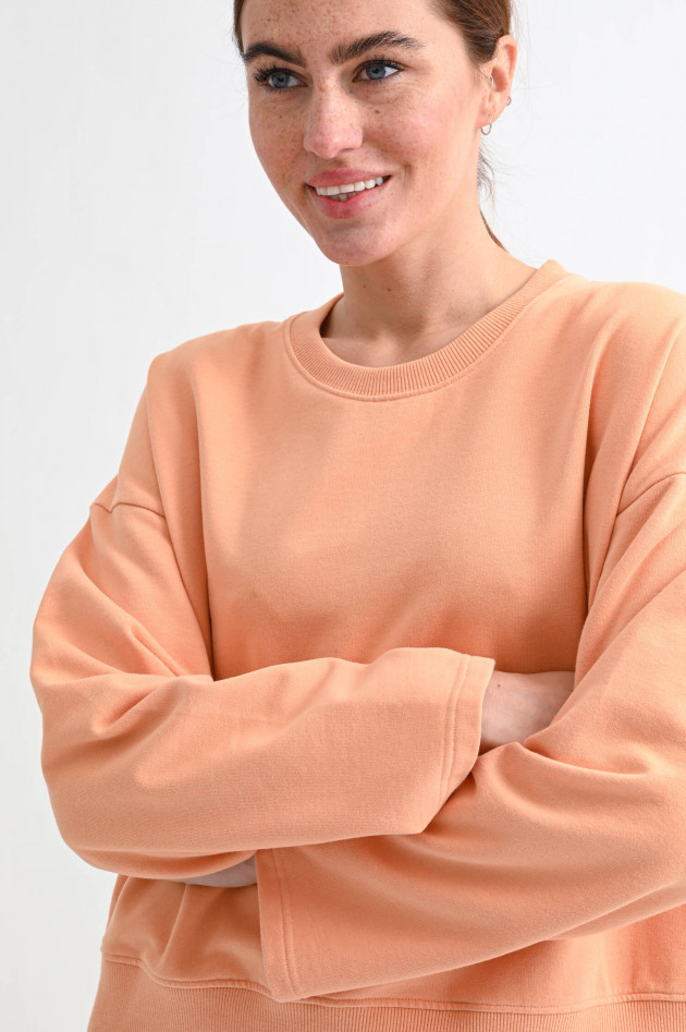 Juvia Leicht verkürzter Sweater in Mandarine