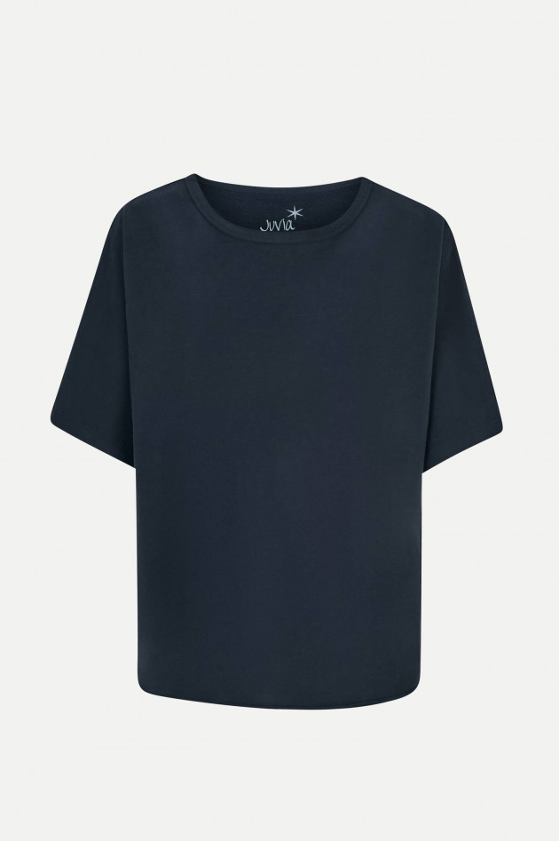 Juvia Kurzarm-Sweatshirt in Navy