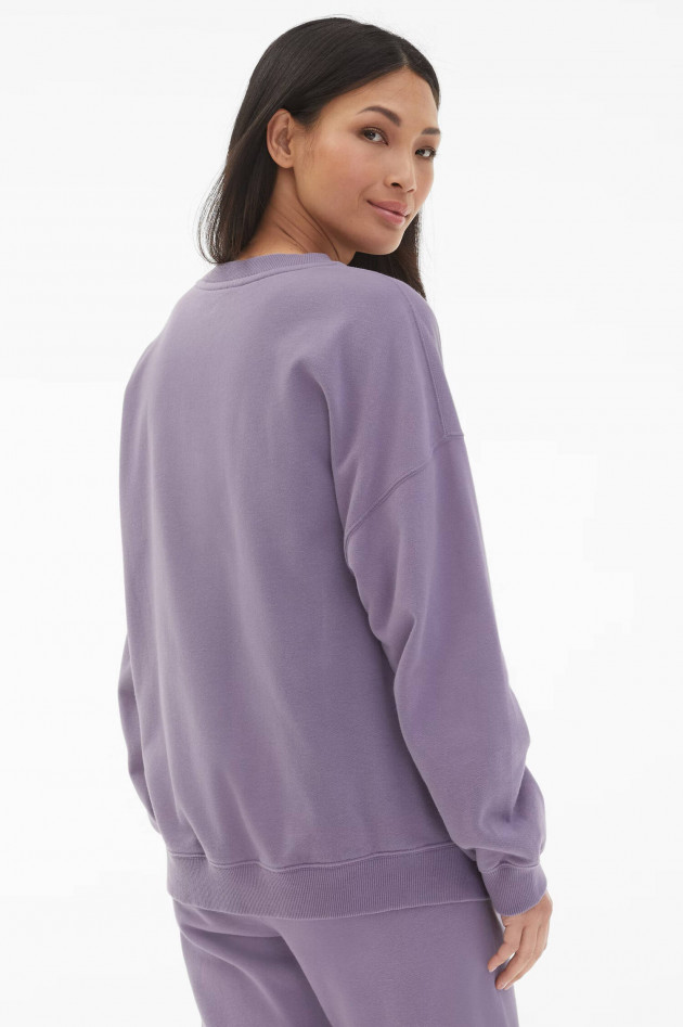 Juvia Sweatshirt VICKY mit Frontprint i Lavendel