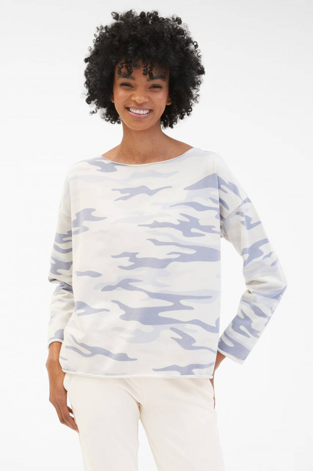 Juvia Relaxed-Fit Sweater JUDI im Camouflage-Design