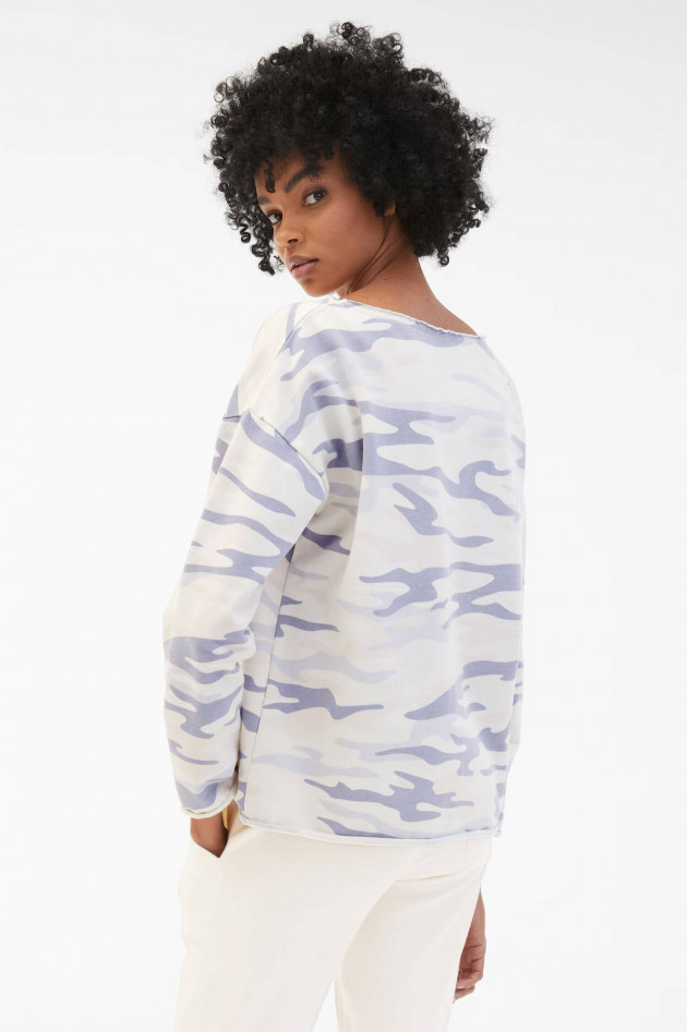 Juvia Relaxed-Fit Sweater JUDI im Camouflage-Design