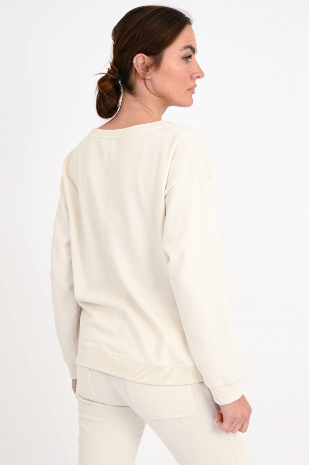 Juvia Sweatshirt mit Print in Creme
