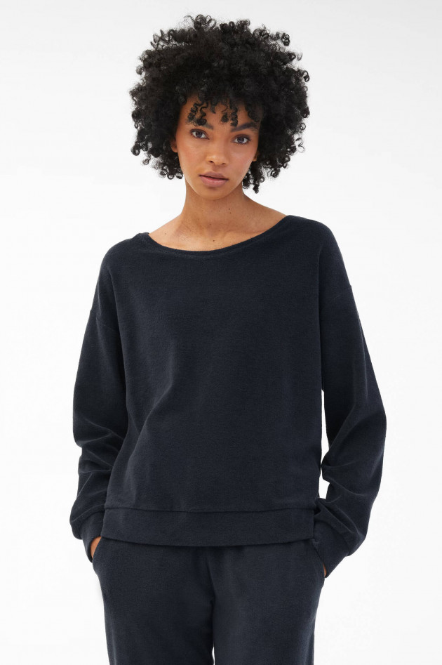 Juvia Frottee-Sweater AMELIE in Midnight