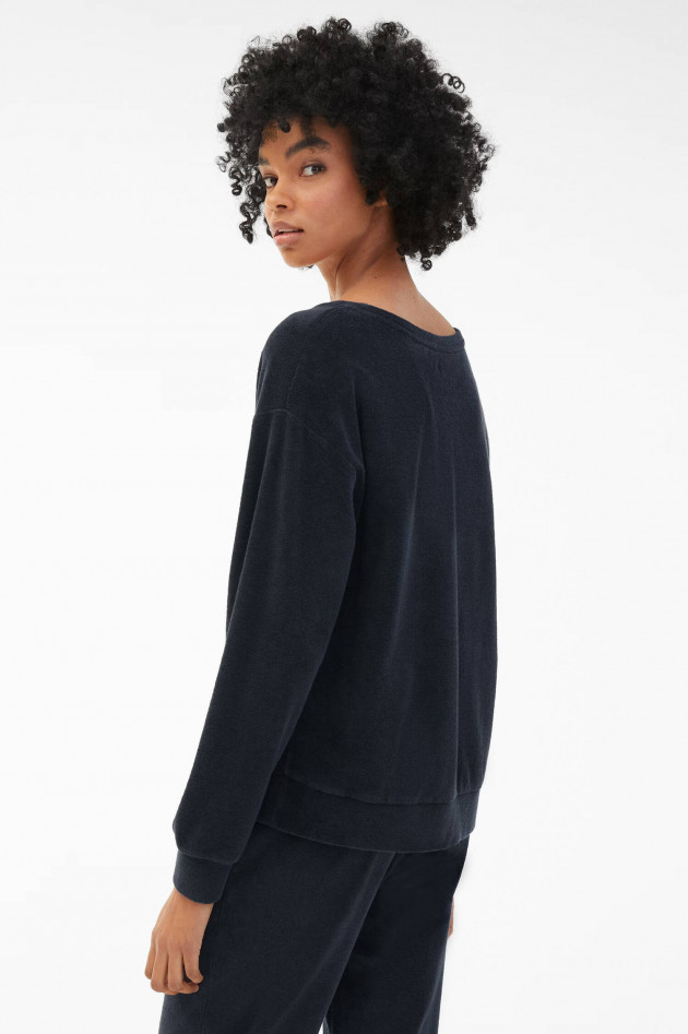 Juvia Frottee-Sweater AMELIE in Midnight