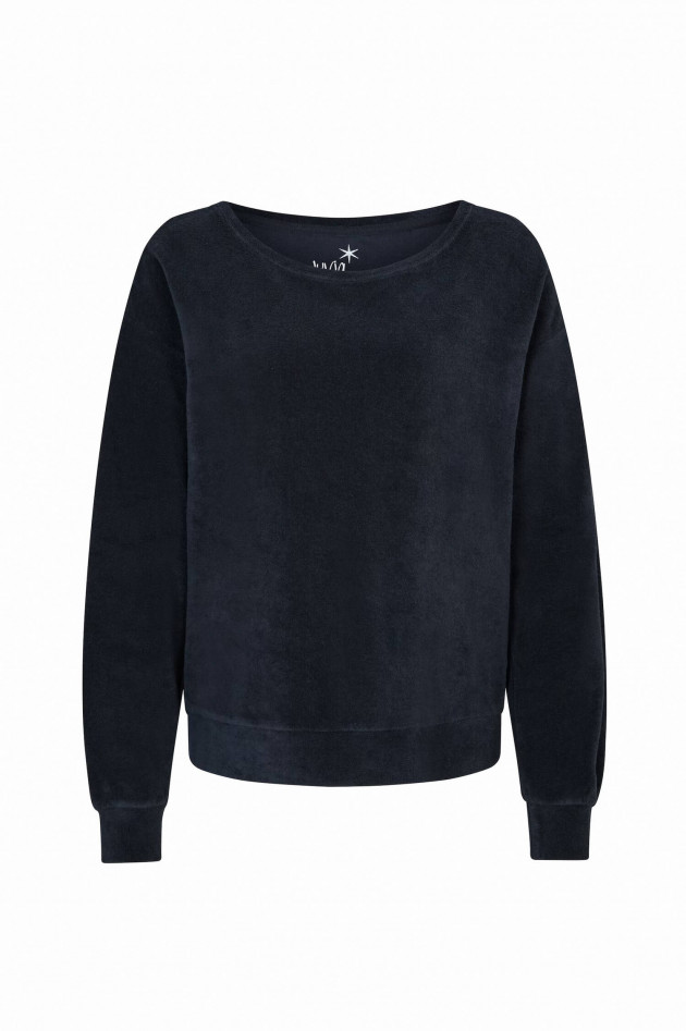 Juvia Frottee-Sweater AMELIE in Midnight