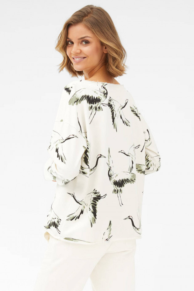 Juvia Relaxed-Fit Sweater JUDI mit Allover-Print