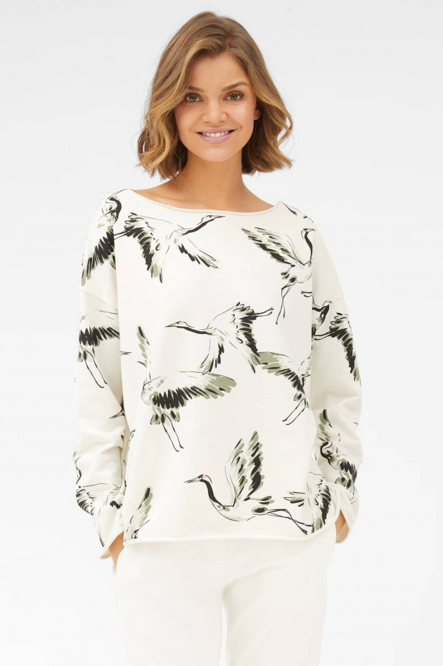 Juvia Relaxed-Fit Sweater JUDI mit Allover-Print