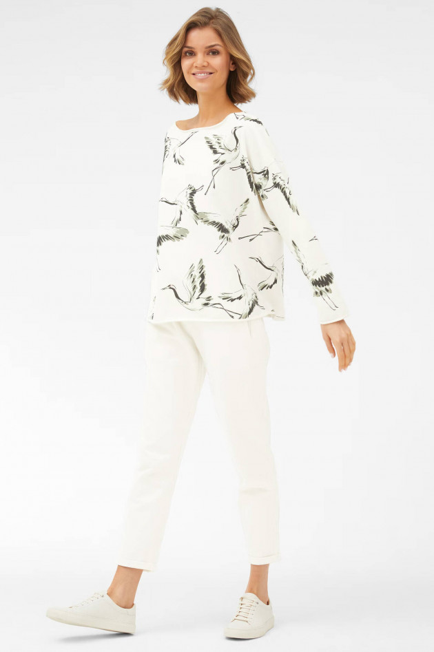 Juvia Relaxed-Fit Sweater JUDI mit Allover-Print