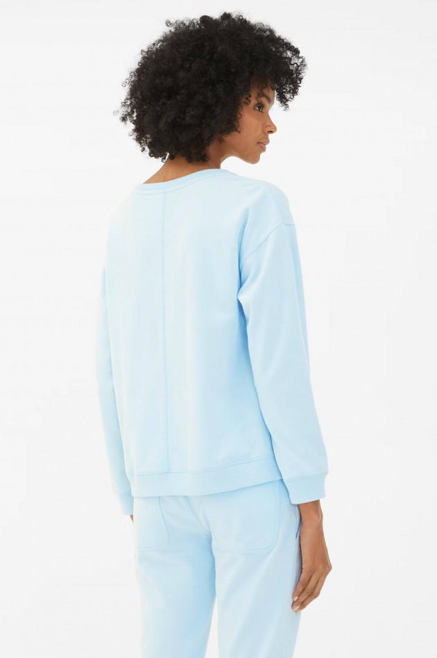 Juvia Sweatshirt GOOD KARMA in Hellblau