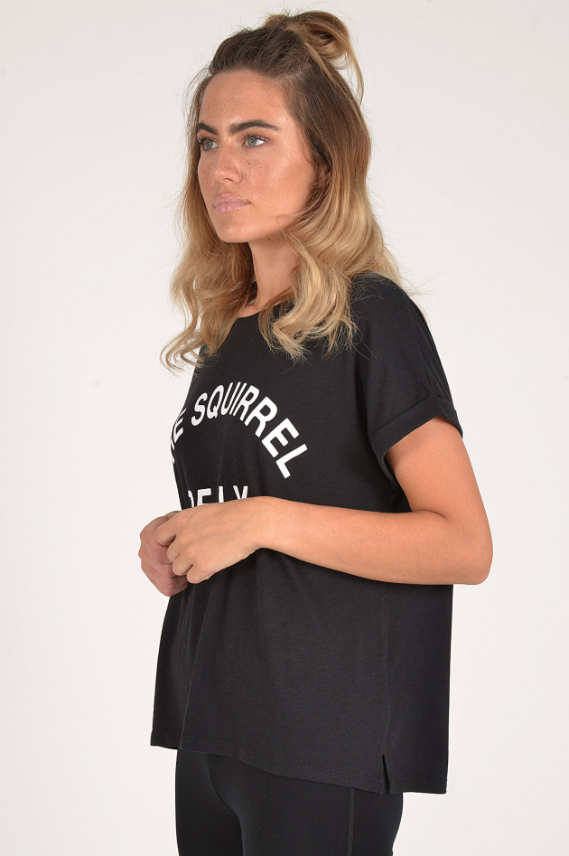 Juvia T-Shirt mit Schriftzug in Schwarz/Weiß