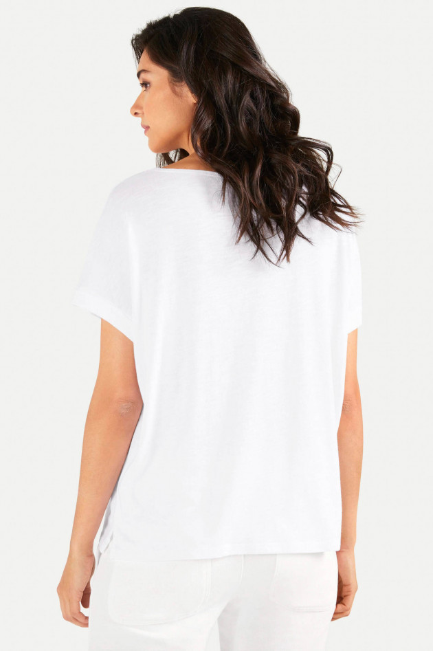 Juvia Boxy-Fit T-Shirt in Weiß