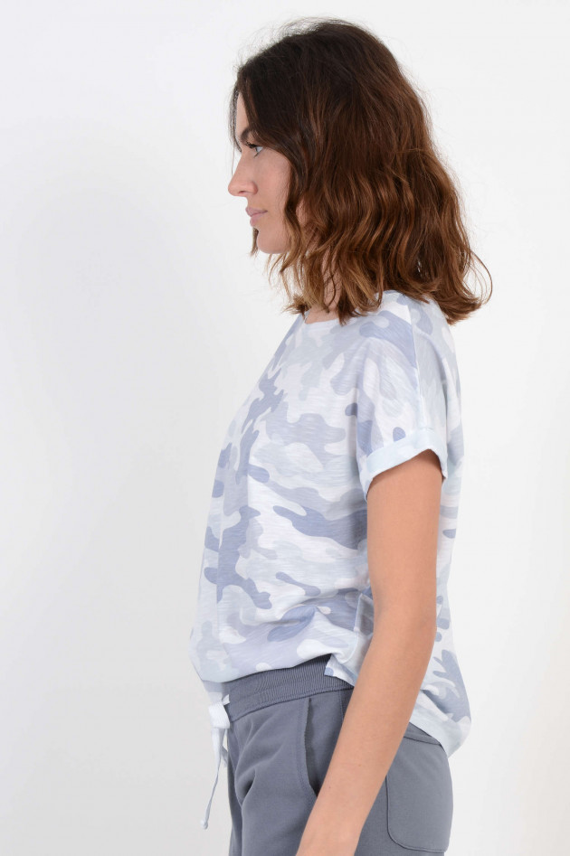 Juvia Oversized - Shirt Camouflage in Mint/Grau