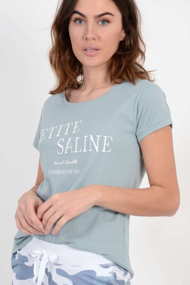 Juvia T-Shirt mit Schriftzug in Mint