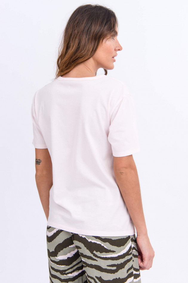 Juvia Oversized Baumwoll-Shirt in Pastellrosa
