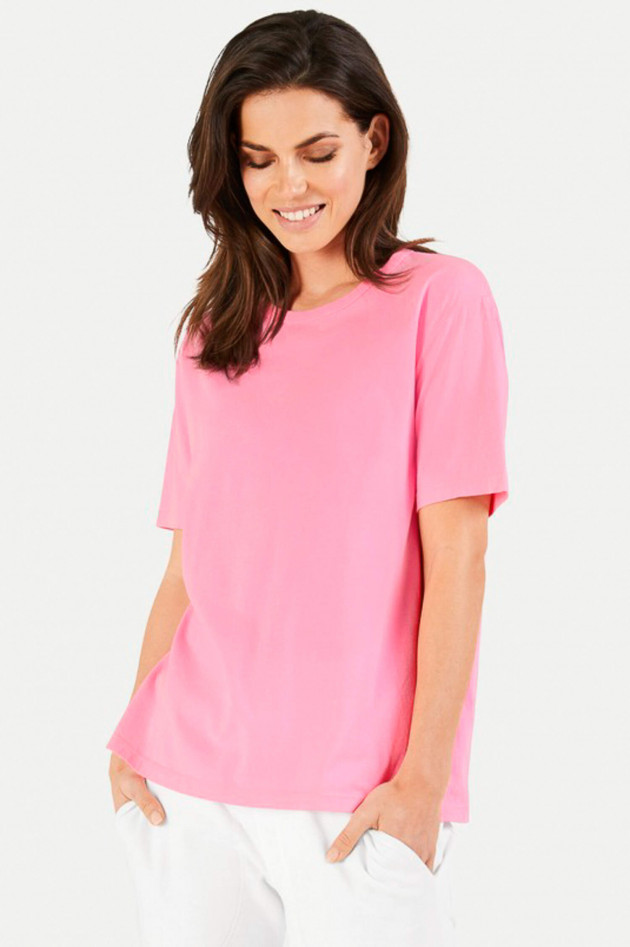 Juvia T-Shirt aus Baumwolle in Neonpink