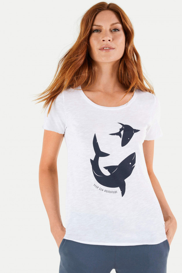 Juvia T-Shirt DEEP SEA ADVENTURE in Weiß