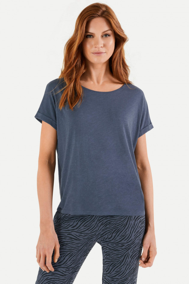 Juvia Kurzam T-Shirt in Dunkelblau