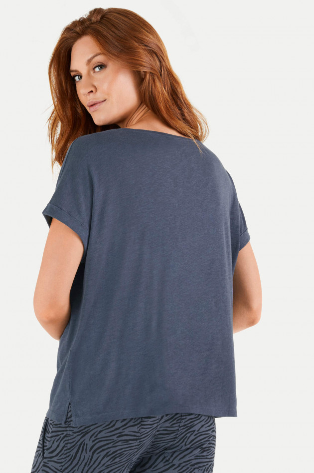 Juvia Kurzam T-Shirt in Dunkelblau