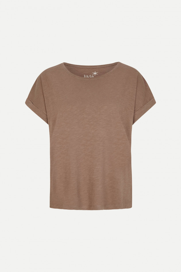 Juvia Boxy Fit T-Shirt in Tabacco