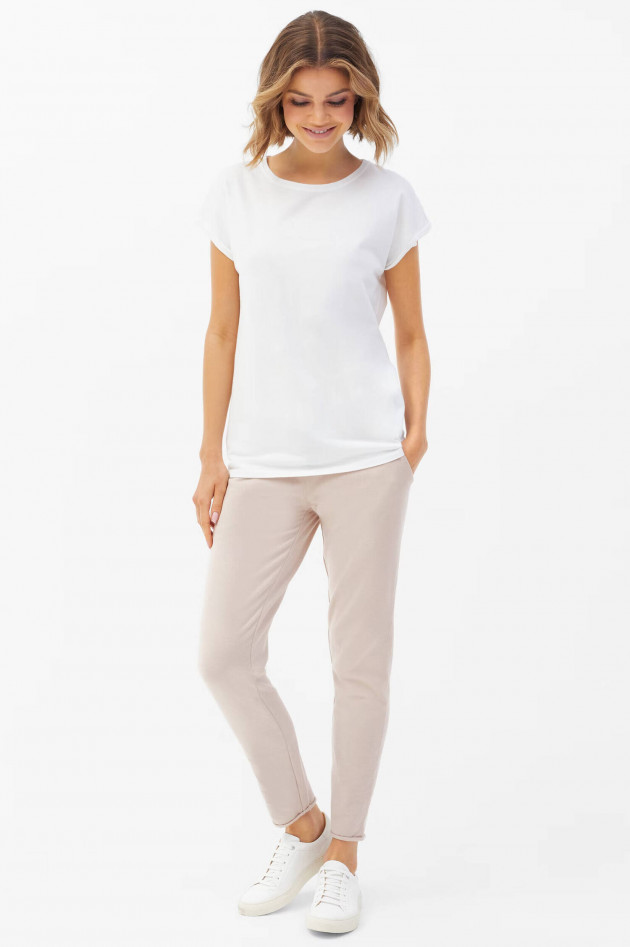 Juvia Boxy Fit T-Shirt in Weiß