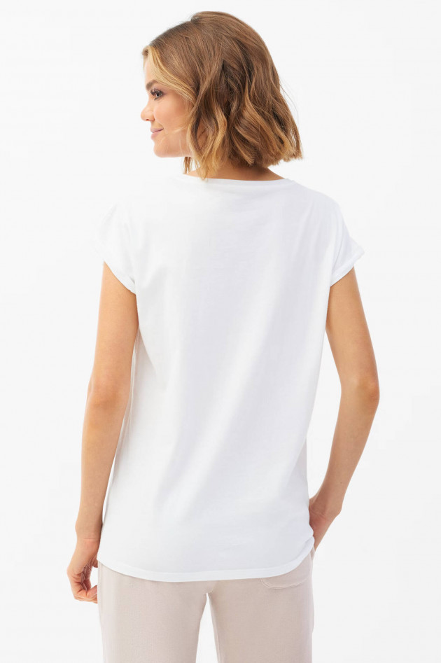 Juvia Boxy Fit T-Shirt in Weiß