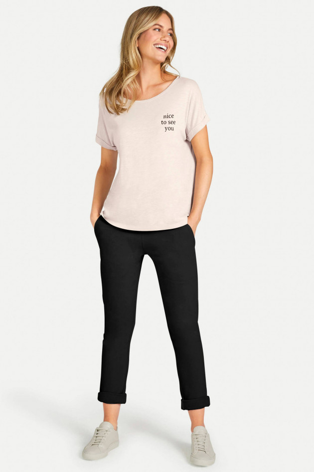 Juvia T-Shirt NICE TO SEE YOU in Beige