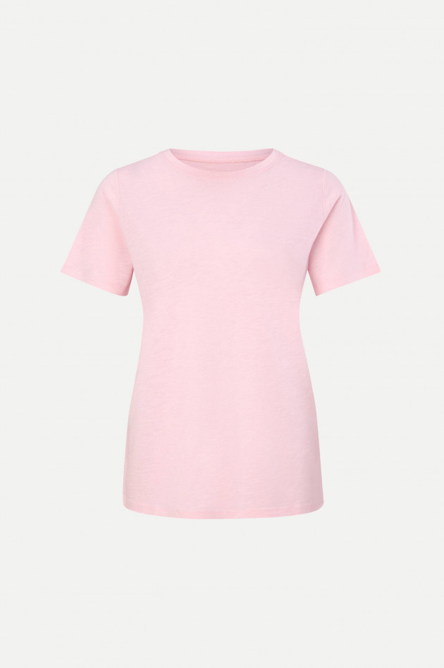 Juvia T-Shirt aus Baumwoll-Viskose-Mix in Rosa