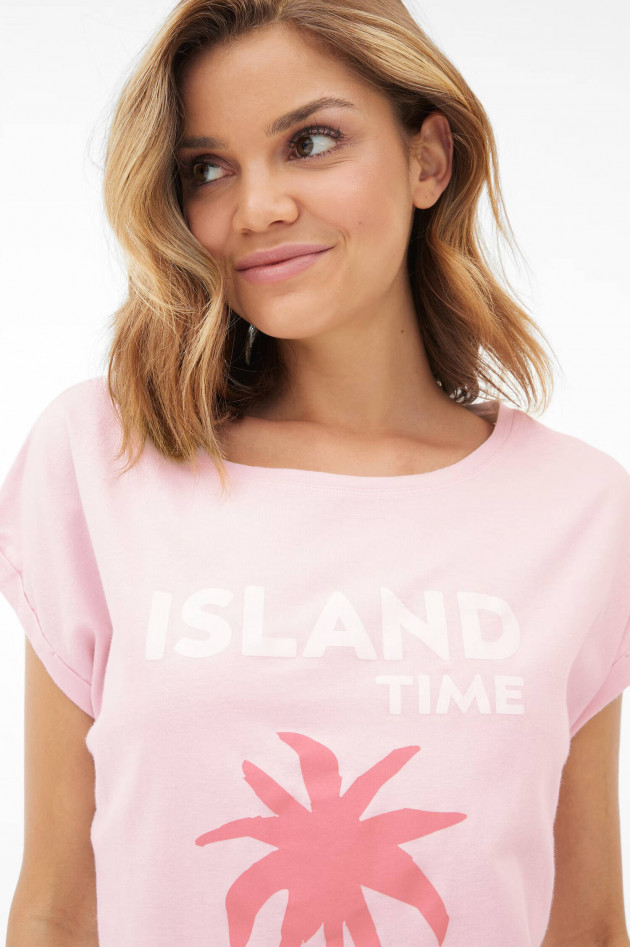Juvia T-Shirt mit Frontprint in Rosa