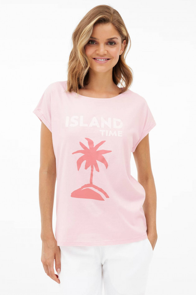 Juvia T-Shirt mit Frontprint in Rosa