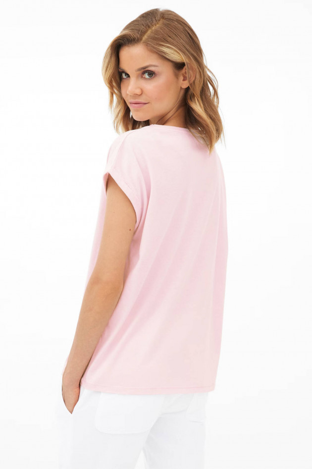 Juvia T-Shirt mit Frontprint in Rosa