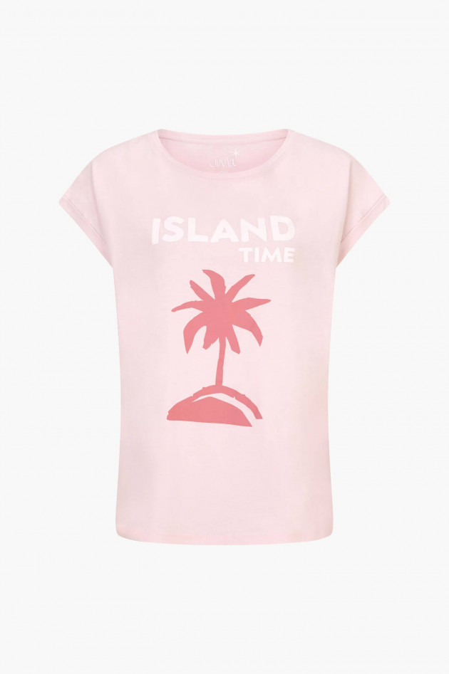 Juvia T-Shirt mit Frontprint in Rosa