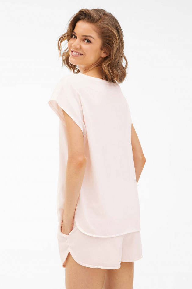 Juvia Boxy T-Shirt in Puderrosa