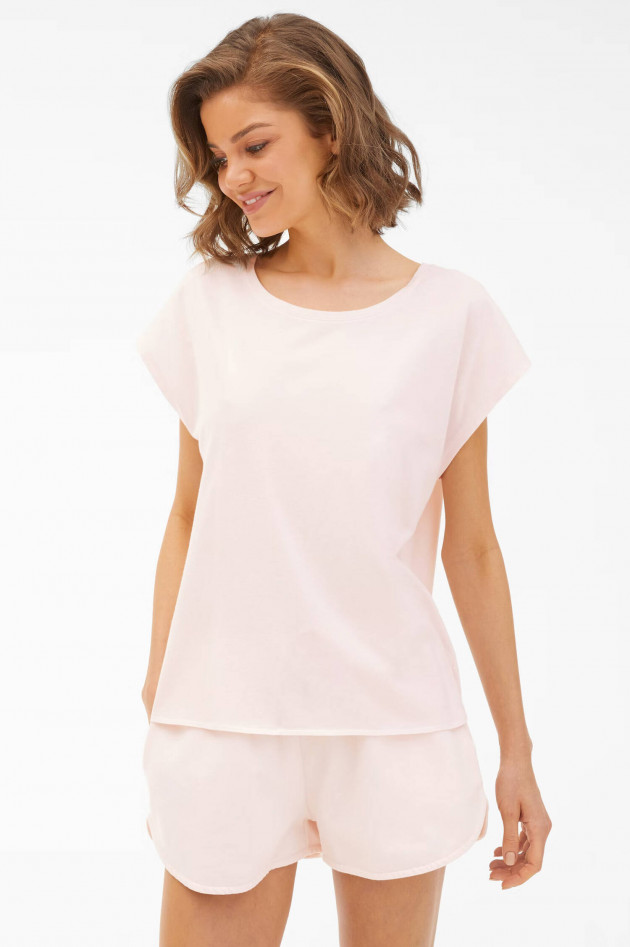 Juvia Boxy T-Shirt in Puderrosa