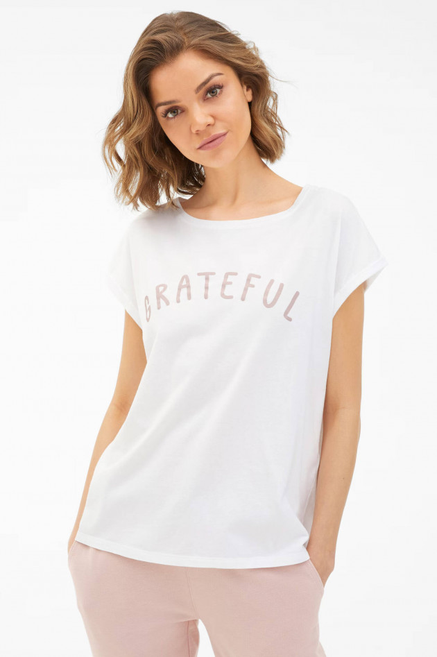 Juvia T-Shirt GREATFUL in Weiß