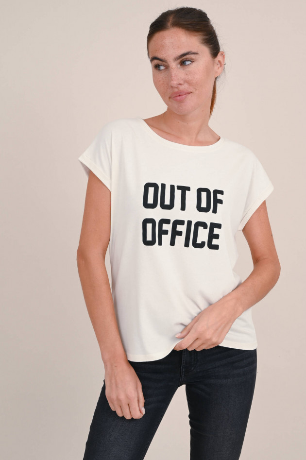 Juvia T-Shirt OUT OF OFFICE in Natur