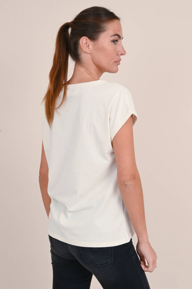 Juvia T-Shirt OUT OF OFFICE in Natur