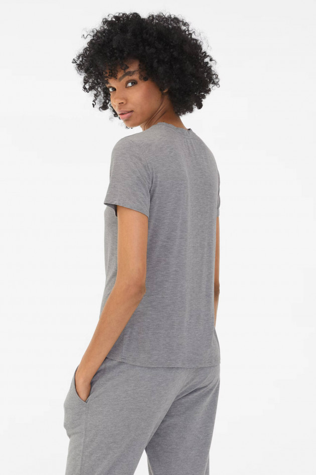 Juvia T-Shirt MILA in Grau meliert