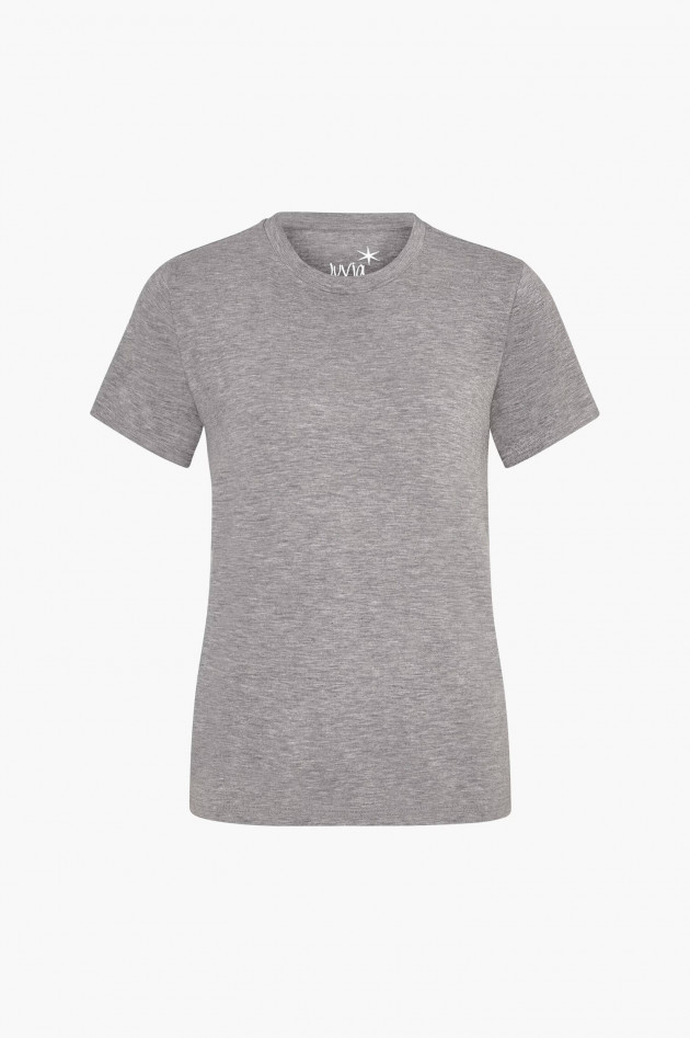 Juvia T-Shirt MILA in Grau meliert