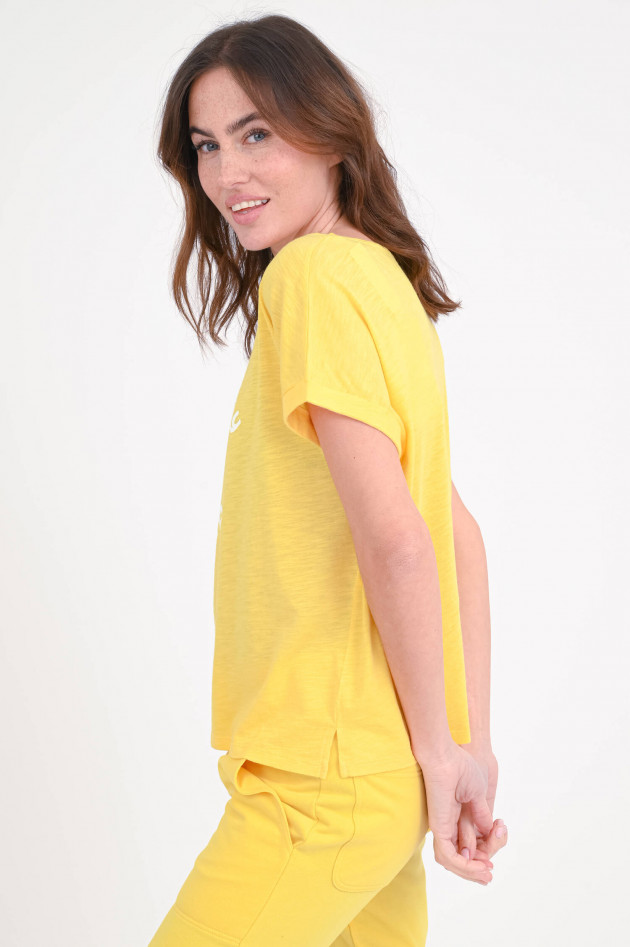 Juvia Shirt HAPPIEST AT THE SEA in Lemon Drop