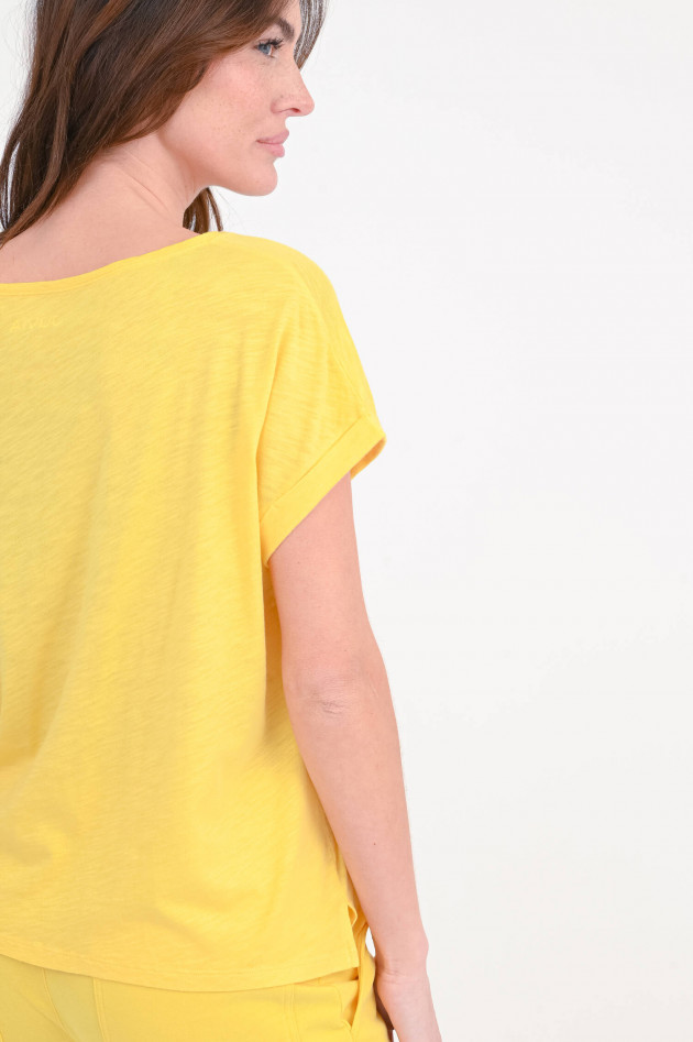 Juvia Shirt HAPPIEST AT THE SEA in Lemon Drop