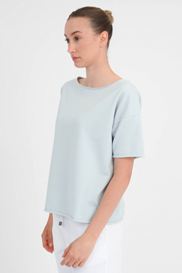 Juvia Kurzarm-Sweatshirt KAYA in Dusty Aqua