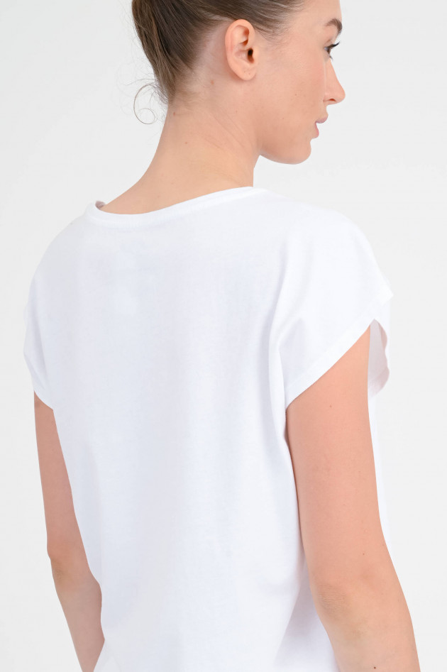 Juvia T-Shirt SARA mit Magic Hour-Print in Weiß/Mint